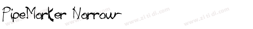 PipeMarker Narrow字体转换